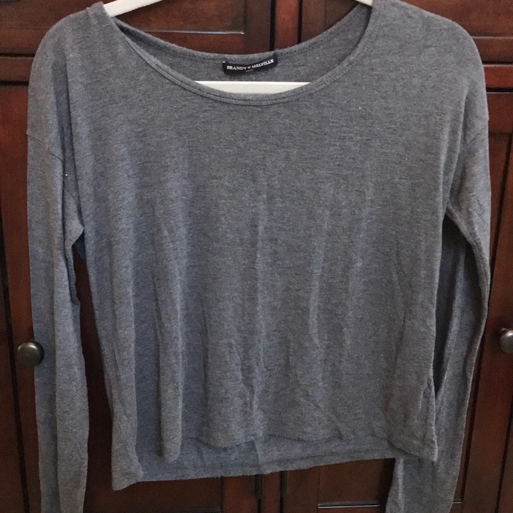 Brandy Melville Grey Long Sleeve